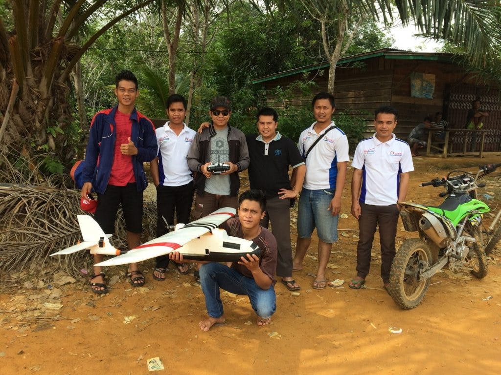 Pemetaan batas desa menggunakan drone