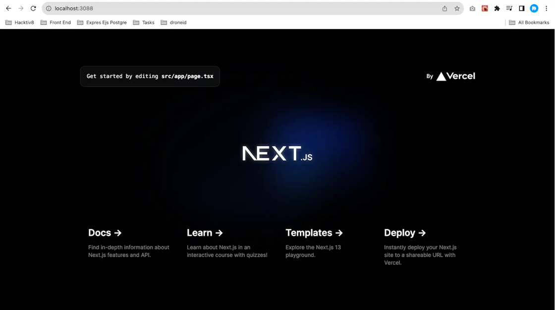NextJS Started Page