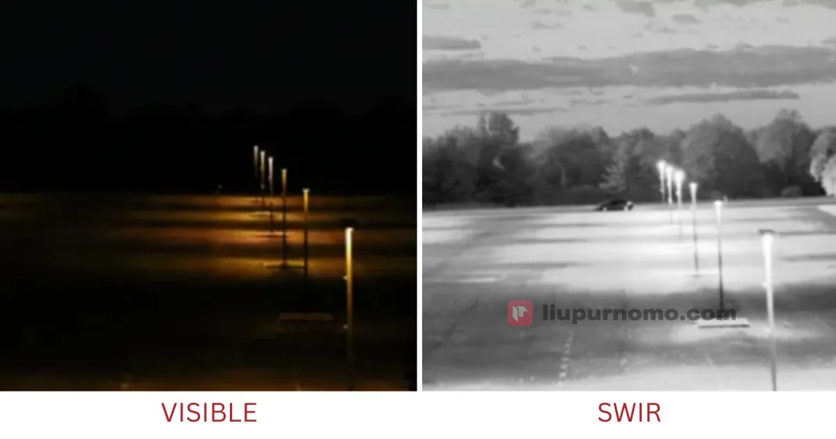 Penglihatan malam hari memanfaatkan iradiasi ambient langit malam pada pita SWIR